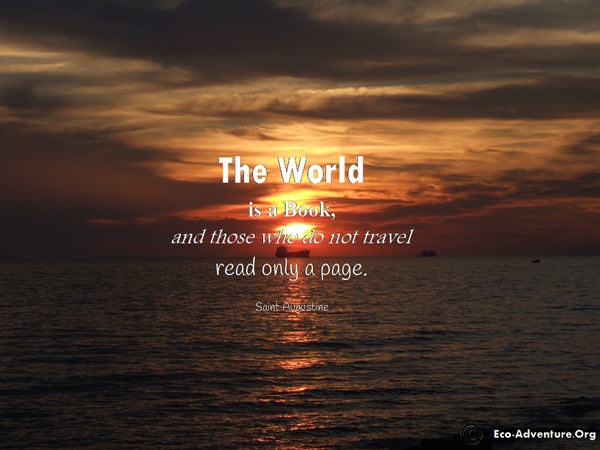 The world is a book, and those who not travel read only a page.